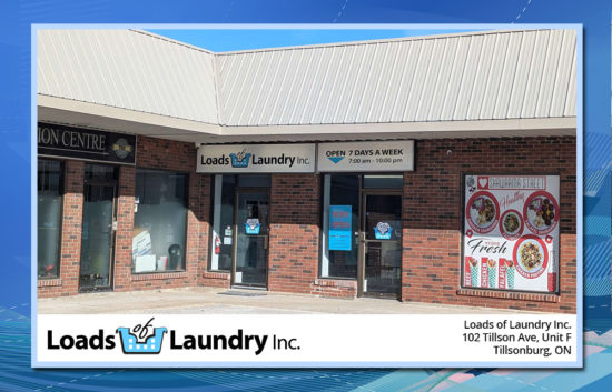 Loads of Laundry Inc Logo Design and Storefront Signage