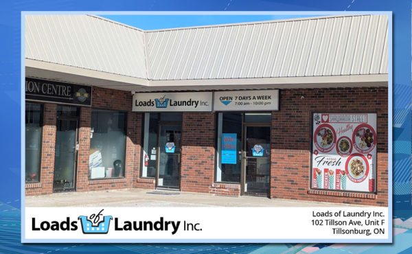 Loads of Laundry Inc Logo Design and Storefront Signage