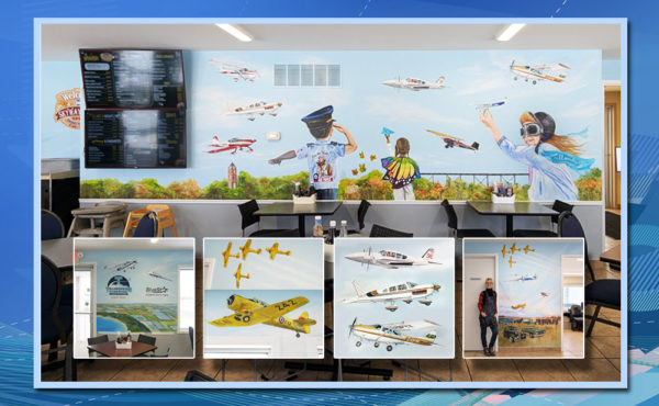 “The Dream” - Mural project at the Tillsonburg Regional Airport